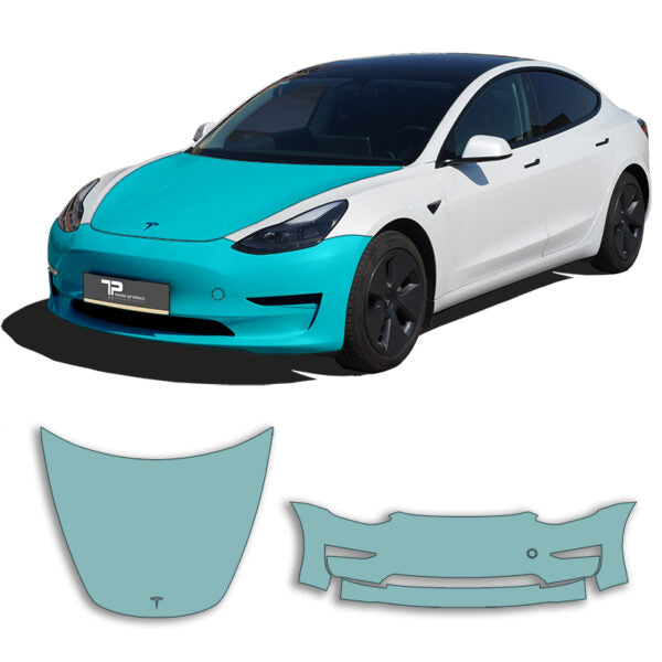 Model 3 Frontkit regular – Kit PPF per la parte anteriore del veicolo