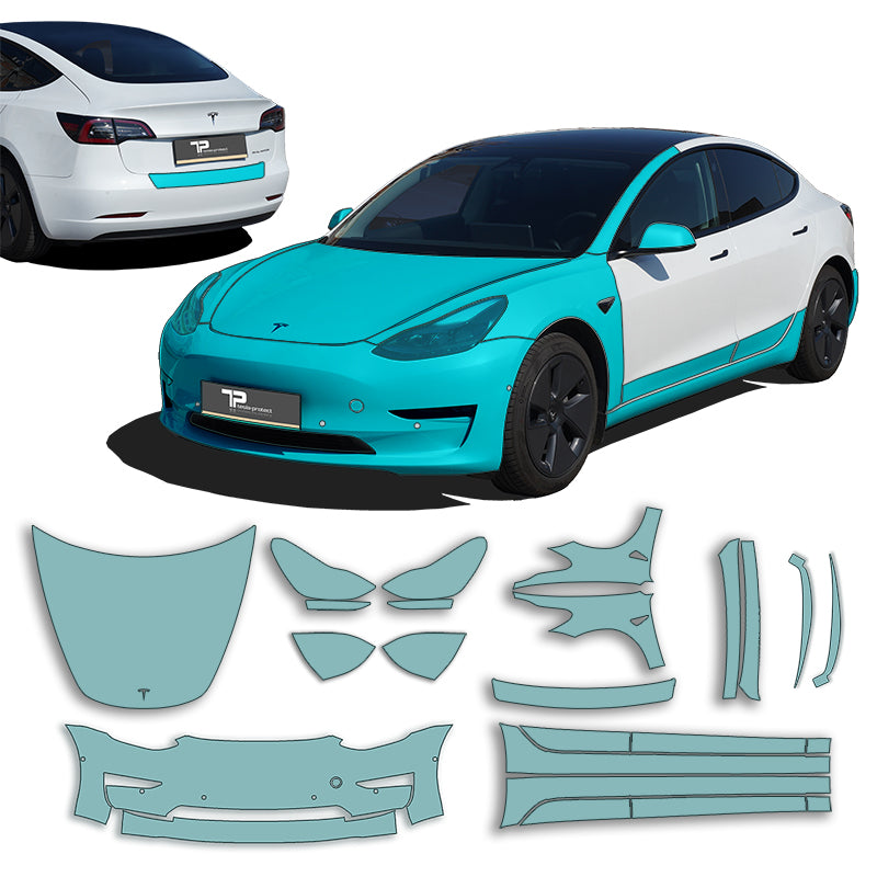 Model 3 Ultimate Kit - ampio set di pellicole protettive per vernice per tutti i componenti esposti