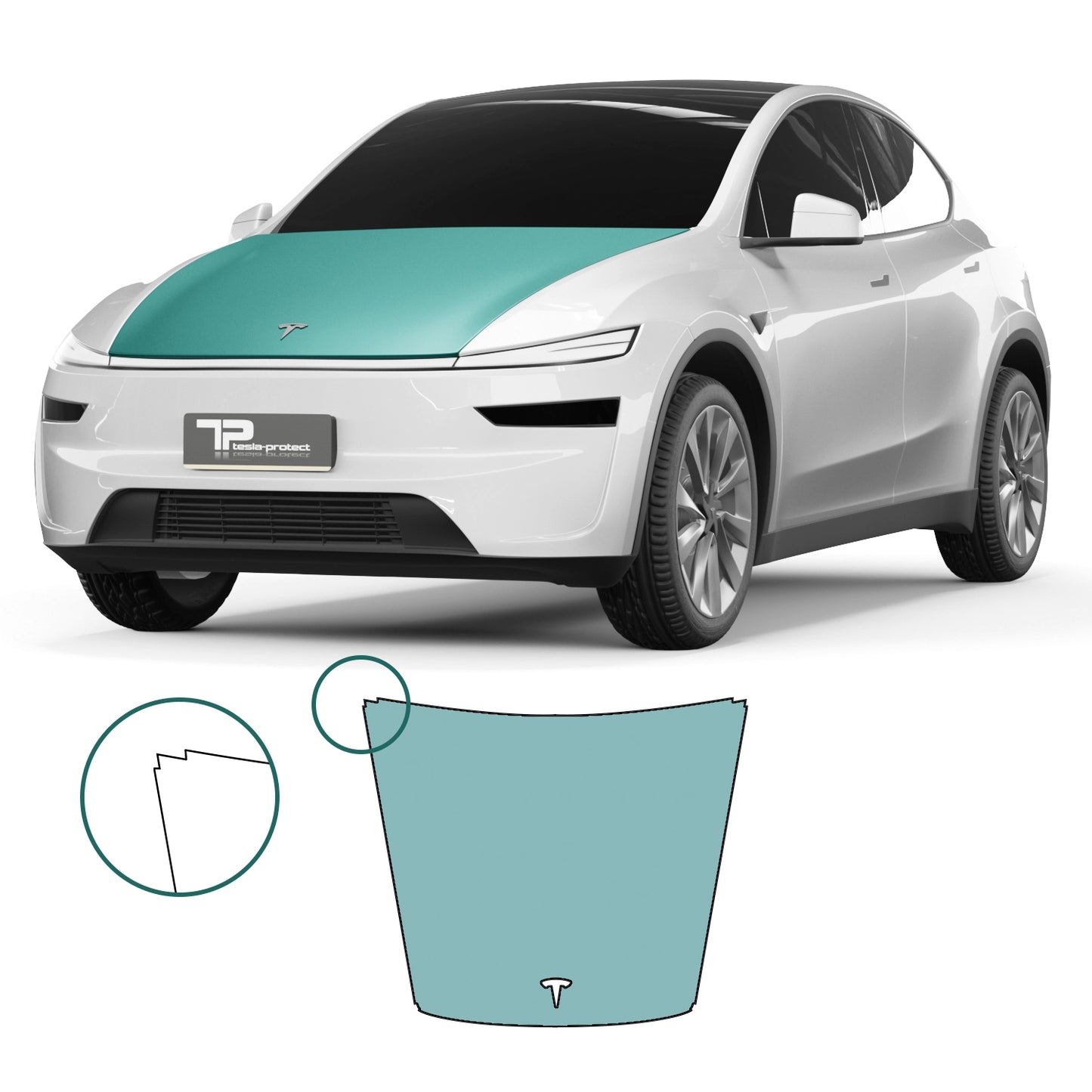 Model Y "Juniper" Frontkit Regular – Kit PPF per la parte anteriore del veicolo