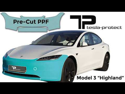 Model 3 "Highland" Frontkit regular - Kit PPF per la parte anteriore del veicolo